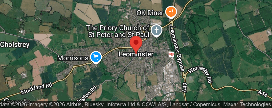 01568 area code location in the UK
