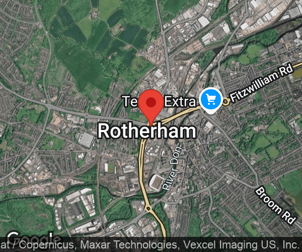 01709 area code location in the UK